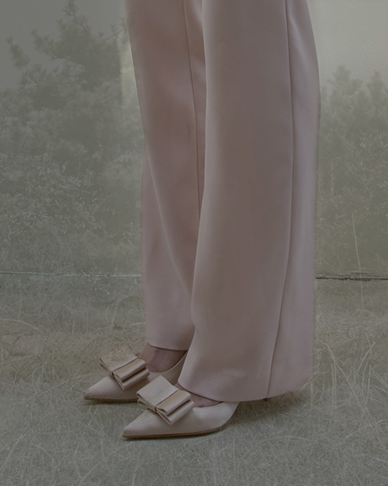 [ Pink ] SILK SUIT dressy-fit